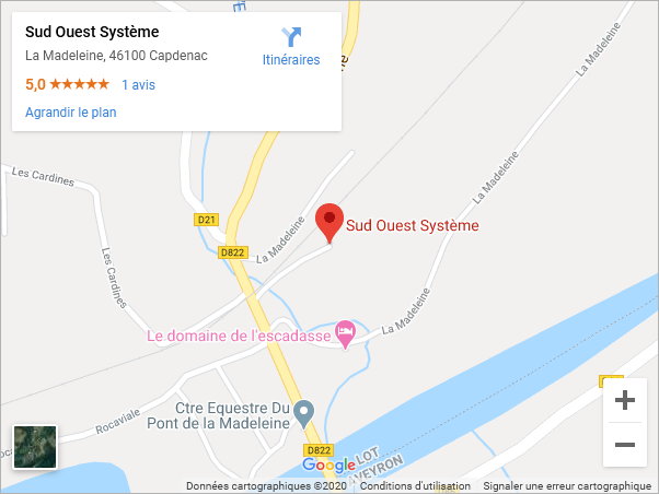 Sud Ouest Systeme - Nous trouver